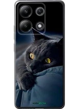 Чохол на xiaomi redmi note 13 4g димчастий кіт "825u-3654-7673"