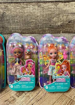 Ляльки enchantimals, лот, mattel