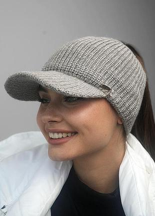 Женская бейсболка «colt» (5084) темный кофе