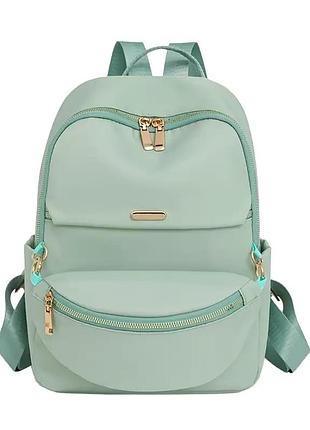 Женский рюкзак молодежный сумка бананка norden набор нейлоновый зеленый