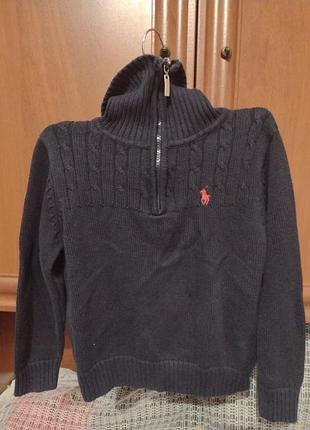 Свитер вязаный на мальчика