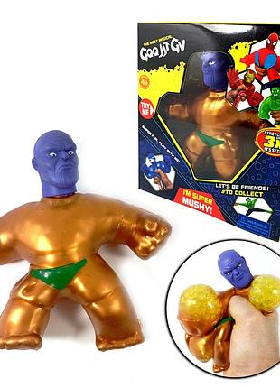 Игрушка-растяжка 15см , фигурка гуджитсу танос marvel (супергерои марвел). "goojitcu"