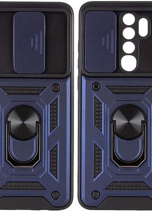 Ударостійкий чохол camshield serge ring для xiaomi redmi note 8 pro красный зелёный синий