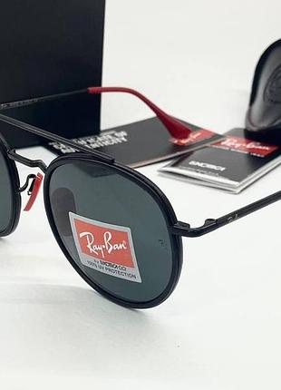 Стильные солнцезащитные очки r*y b*n минеральное стекло разные цвета красный