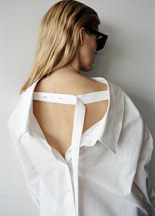 Рубашка женская белая zara