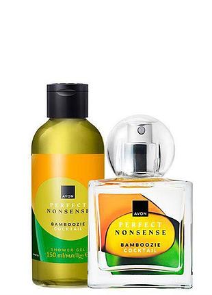 Набор avon perfect nonsense bamboozie cocktail (edt/50ml+sh/gel/150ml)