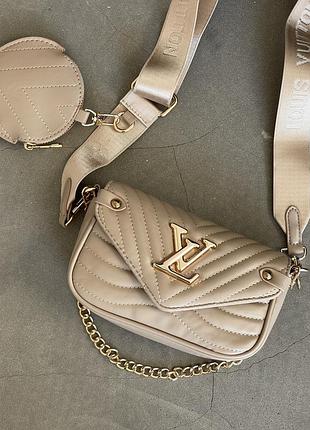 Кожаная маленькая сумочка луи витон мини сумка для девушки через плечо louis vuitton женская брендовая городская сумочка из кожи