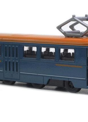 Игрушка трамвай с открывающимися дверями