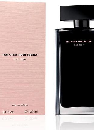 Туалетная вода женская narciso rodriguez for her 100 мл