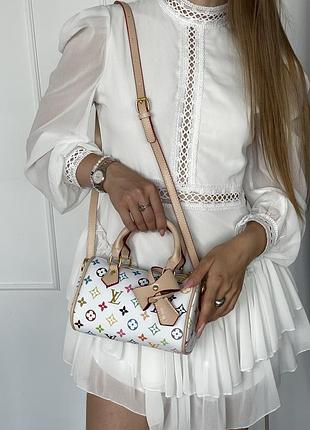 Женская маленькая сумочка луи витон кожаная мини сумка для девушки через плечо louis vuitton брендовая городская сумочка из кожи