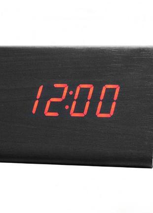 Часы настольные vst-864 с красной подсветкой, светодиодные настольные дорожные электронные часы