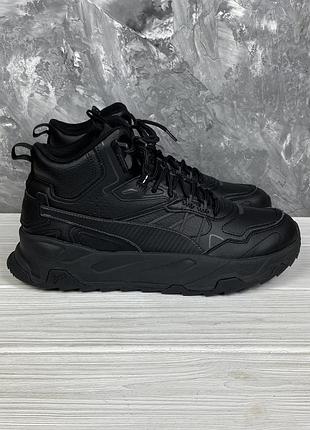 Кожаные ботинки puma trinity mid hybrid 42.5/27.5 см