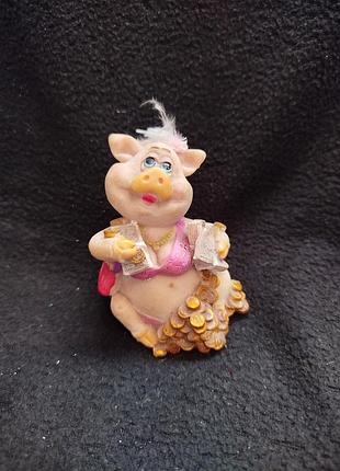 Статуэтка копилка свинка 7120