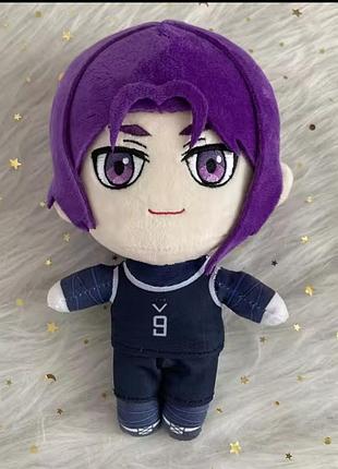 Рео микаге м'яка іграшка аніме синя в'язниця blue lock reo mikage