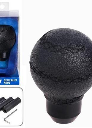 Ручка к/п декор. (f 250114 bk) ax-j2363 черная кожа