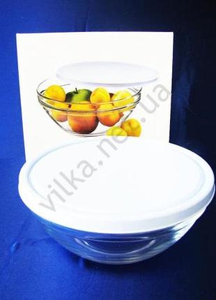 Салатник шефс 23 см. с крышкой variomarket