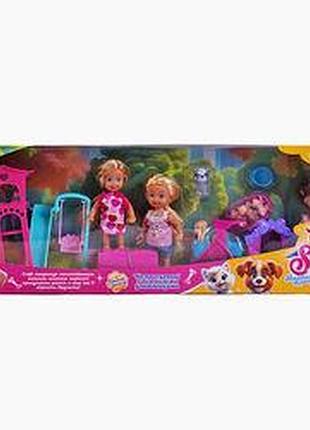 Лялька sofi “на прогулянці з домашніми улюбленцями”, 3 ляльки 71630