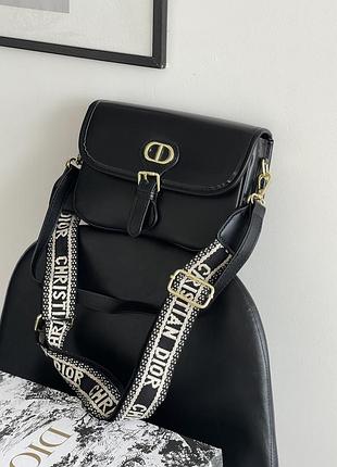 Женская кожаная сумочка кристиан диор городская сумка для девушки через плечо christian dior брендовая классическая из кожи