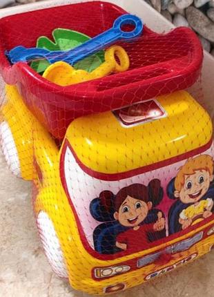 Машинка самосвал /з набором для гри в піску