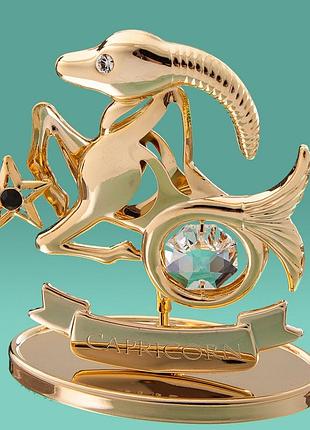 Фигурка crystocraft со стразами swarovski козерог 8 см 0265-001