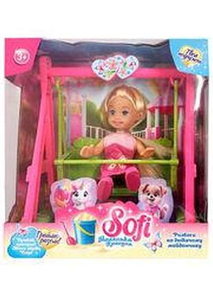 Лялька sofi “на гойдалці”, висота ляльки 11 см 85004