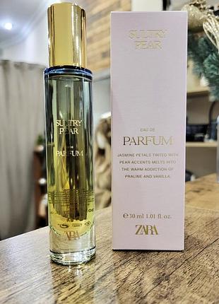 Духи zara sultry pear испания (оригинал) 2
