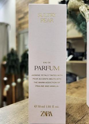 Духи zara sultry pear испания (оригинал) 3