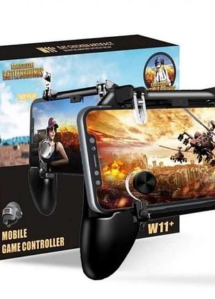 Триггер pad для смартфона w11+,геймпад mobile game controller w11+, мобильный контроллер для смартфона черный