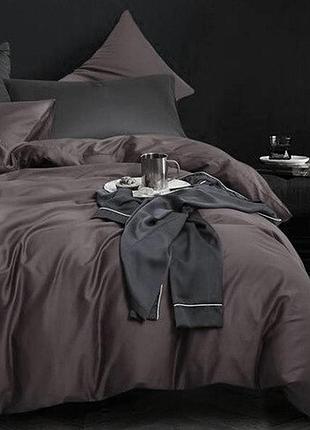 Набор пододеяльник 145х215см +наволочки 50х70 2шт сатин ярослав №10 коричневый