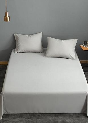 Набор простынь 220х240см +наволочки 50х70 2шт бязь тм ярослав №8 серый