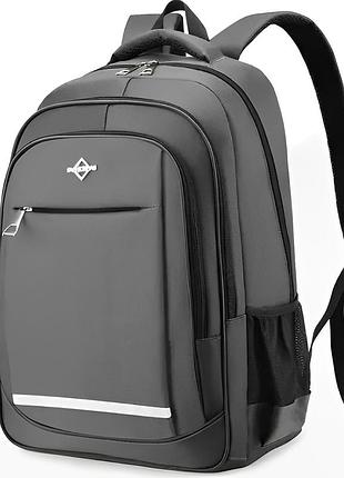 Чоловічий рюкзак спортивний місткий сірий 51*33*18см rong 31 літр | 1802-3