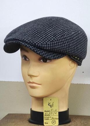 Кепка мужская реглан гаврош хулиганка шерстяная серая демисезонная 25/4 comfort heads весенняя осенняя 59