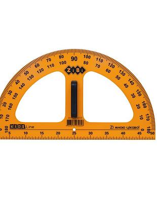 Транспортир teacher для шкільної дошки 50 см, жовтий, kids line zb.5659 (6293)