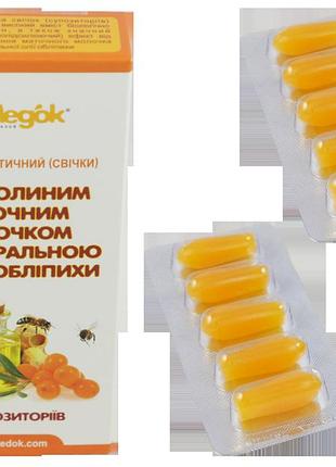 Фитосвечи с маточным молочком (медок), 10 свечей