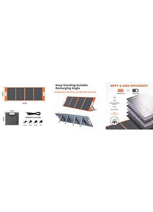 Сложная солнечная панель flashfish tsp 18 в/100 вт портативное солнечное зарядное устройство