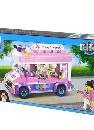 Конструктор brick 1112 city фургон із морозивом, 212 дет