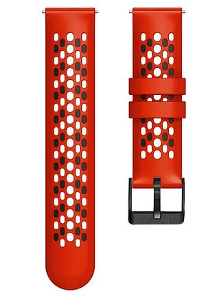 Силіконовий ремінець для huawei watch 3 / watch 3 pro / watch gt 2 46 мм / gt2 pro / gt 2e червоний