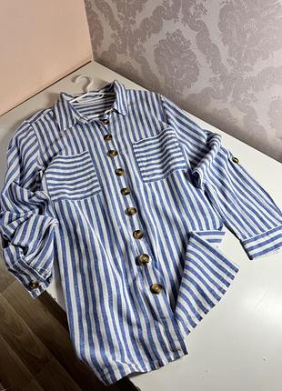 Сорочка котон льон