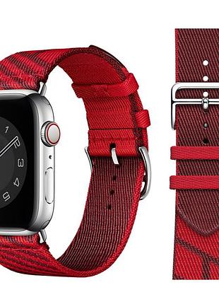 Змінний тканинний ремінець для apple watch 42 / 44 / 45 / 49 мм червоний