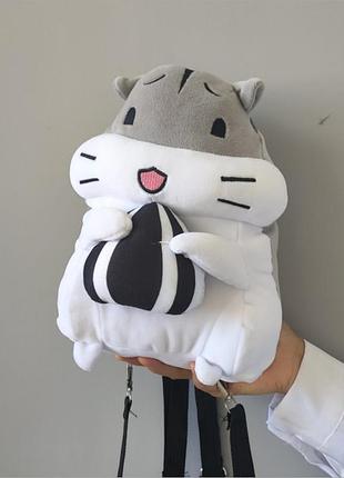 Рюкзак жіночий плюшевий бурундичок( 6202 )