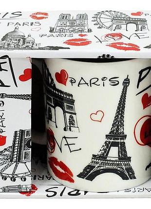 Чашка, кухоль paris керамічний у подарунковому пакованні