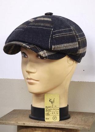 Кепка мужская восьмиклинка хулиганка шерсть италия д-25/6 демисезонная comfort heads весна осень слимтекс 58