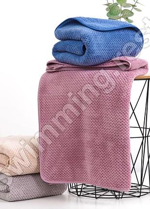 Полотенце банное микрофибра 140х70 см бамбук