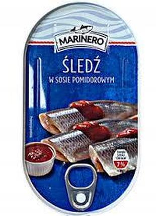 Оселедець marinero в томатному соусі, 170 г польща, ж/б