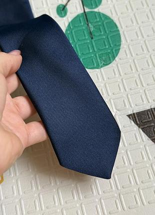 Галстук синий j crew man узкий