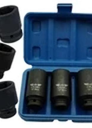 Набір головок ударних довгих adler cr-mo 1/2" 3шт 30,32,36