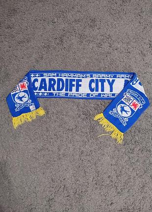 Коллекционный шарф фк "кардифф сети" (cardiff city fc)