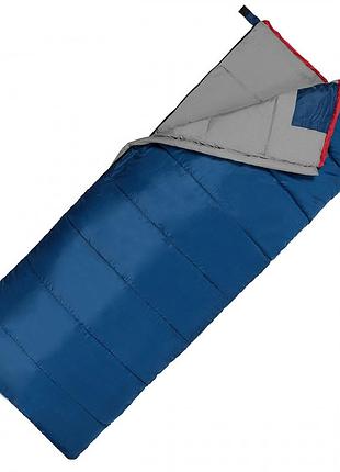 Спальный мешок (спальник) одеяло sportvida sv-cc0066 -3 ...+21°c r blue/grey