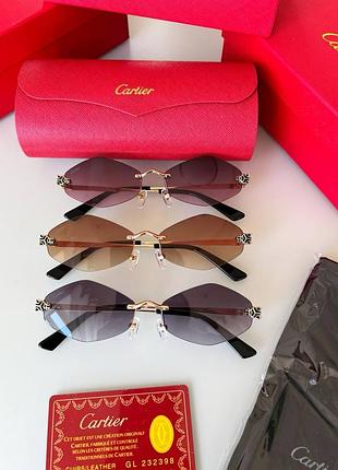 Очки cartier, солнцезащитные очки cartier, мужские очки cartier, женские очки cartier, премиальные очки cartier синий
