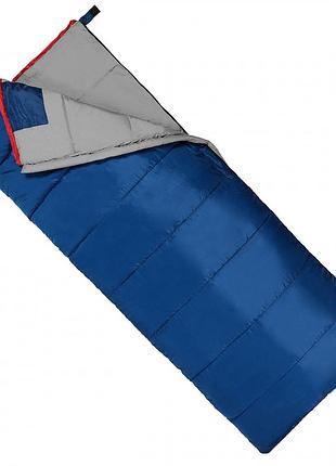 Спальный мешок (спальник) одеяло sportvida sv-cc0067 -3 ...+21°c l blue/grey
